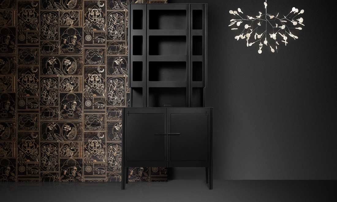 Moooi Wallcovering Memento Moooi Golden Tiger