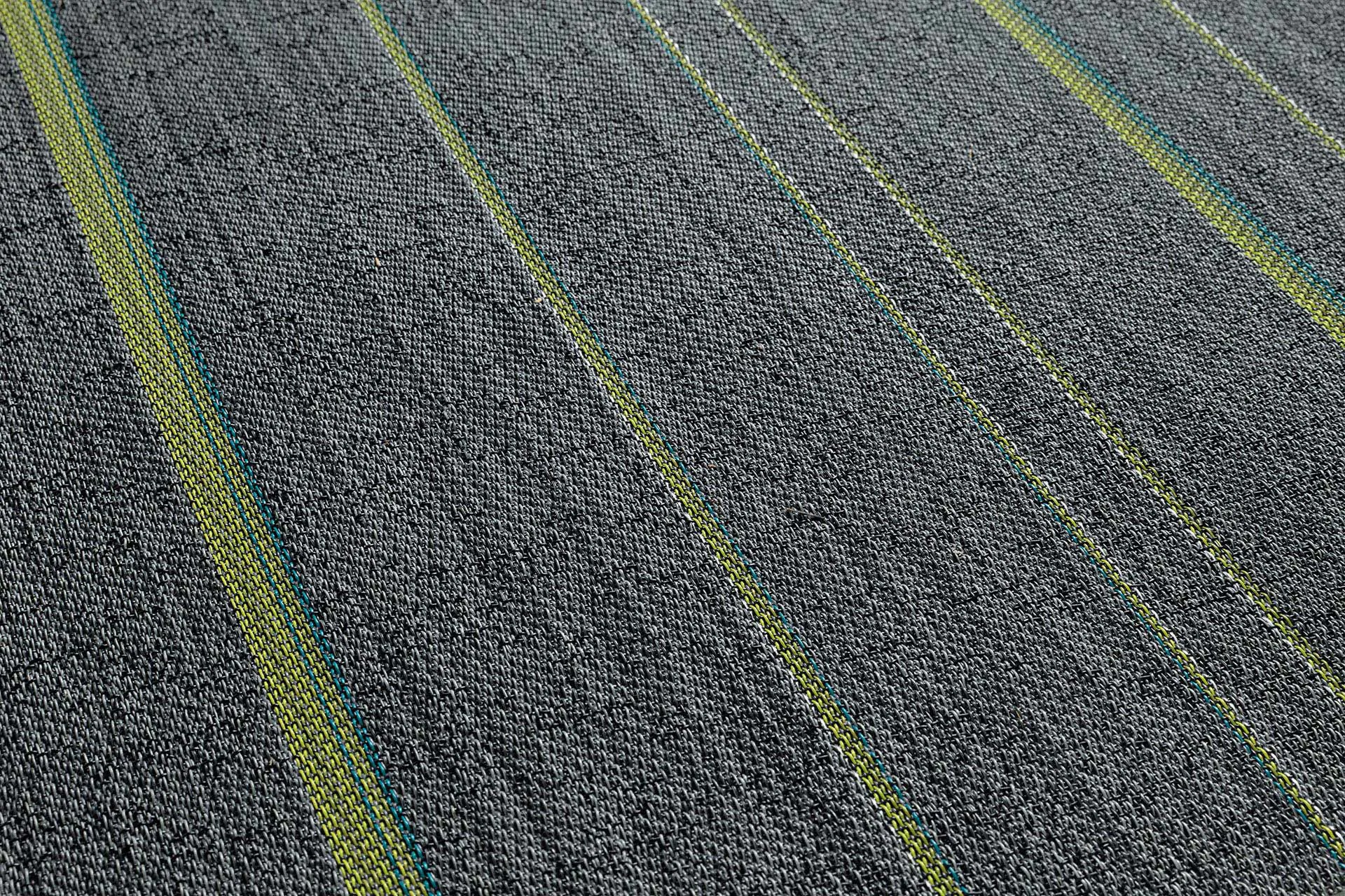 Stripes Moonless Night Green