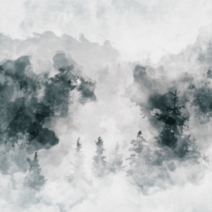 Abstract Misty Mountains