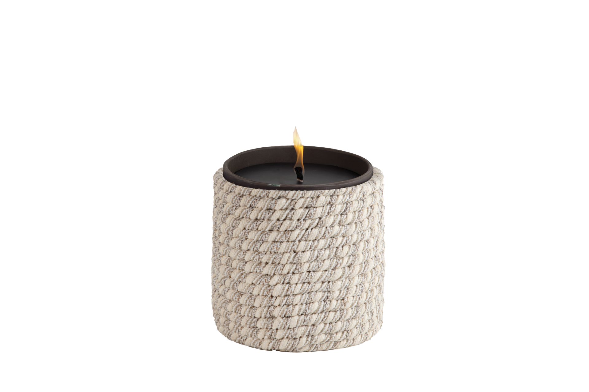 Tambou Candle in Basket Safari