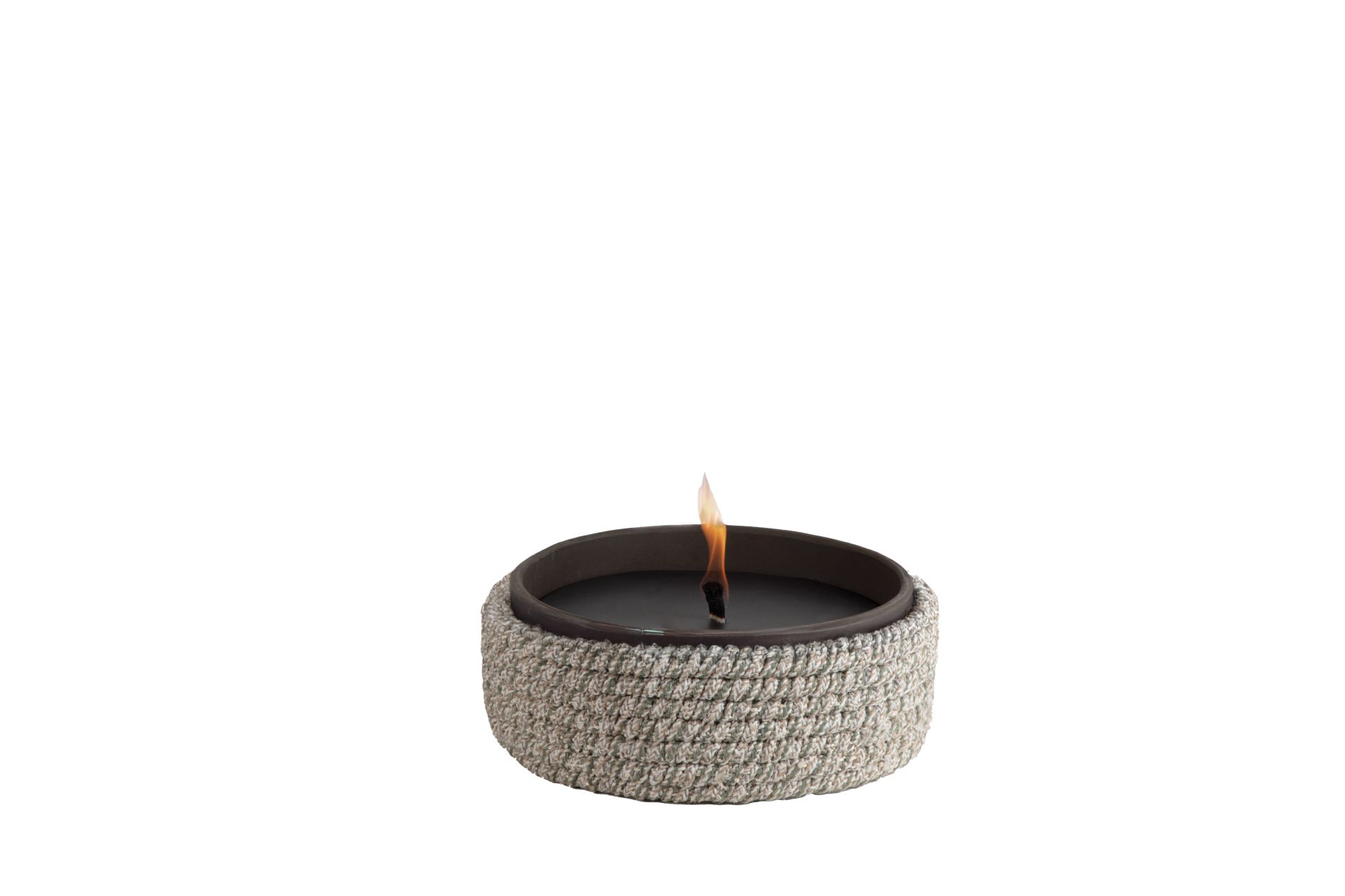 Tambou Candle in Basket Kashmir
